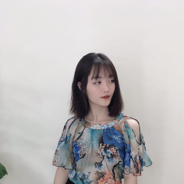 Áo voăn hở vai hàn quốc