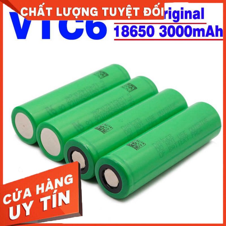 (RẺ THÔI RỒI) Pin Sony 3.7v 18650 VTC6 3000mAh Dòng Xả 30A - Giá 1 viên