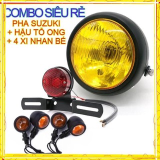 ⭐⭐⭐⭐⭐[COMBO SIÊU RẺ ] ĐÈN PHA SU + HẬU TỔ ONG + 4 XI NHAN BÉ