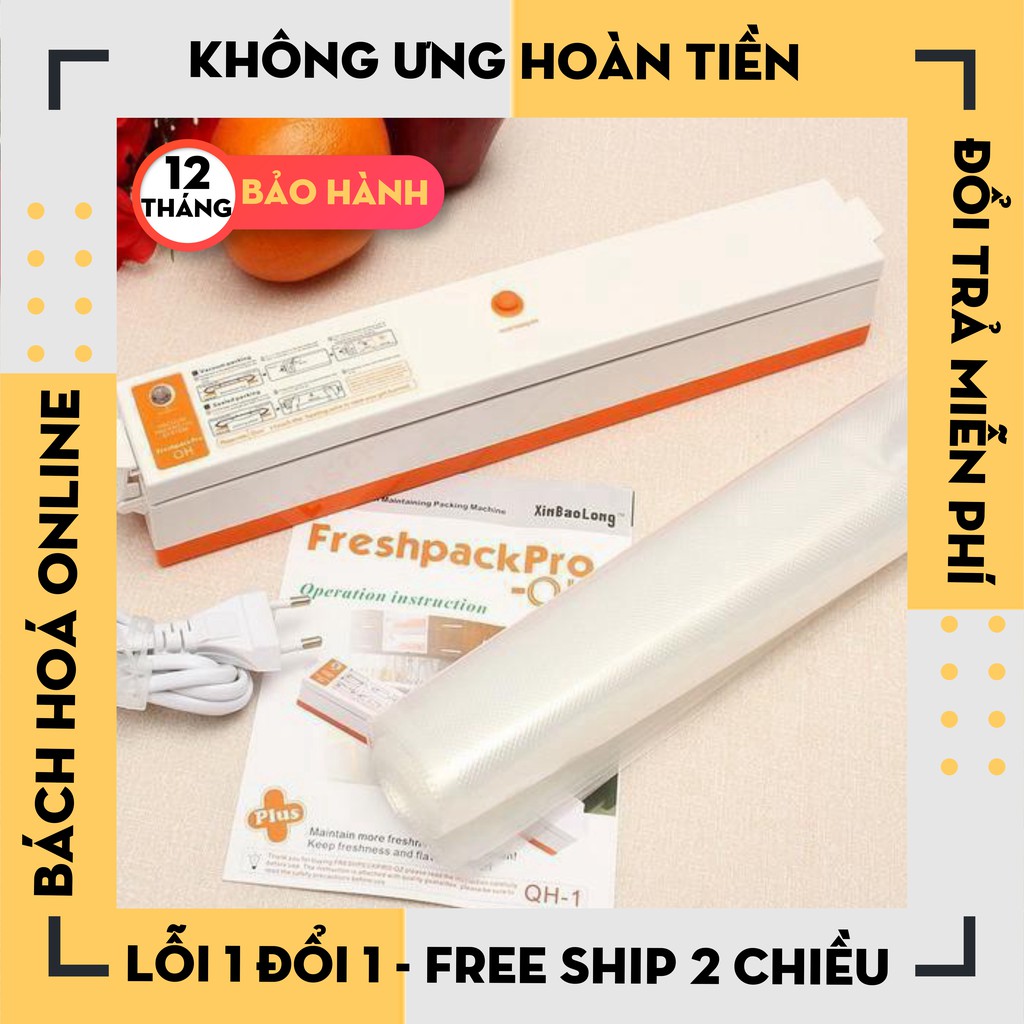 Máy hút chân không Fresh Pack Pro, máy hút chân không kiêm hàn miệng túi thực phẩm cao cấp