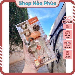 Bình sữa wesser cổ hẹp cao cấp ppsu mới nhất 60ml/140ml/240ml