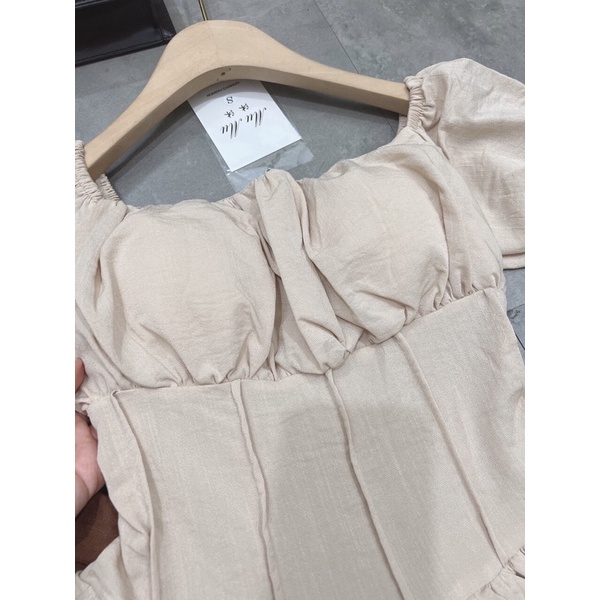 [Ảnh thật/Video]Váy công chúa trễ vai bèo bồng bềnh,Đầm dự tiệc thiết kế Trễ Vai Tay Bồng Bèo Tầng Mặc 2 Kiểu 2 màunâube | BigBuy360 - bigbuy360.vn