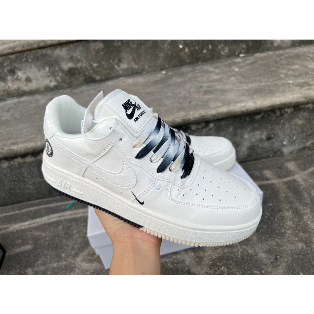 Giày_𝐍𝐈𝐊𝐄 Trắng Âm Dương Nam Nữ, Giày AF1 Brooklyn , giày thể thao Thời Trang Full Box Hàng Đẹp