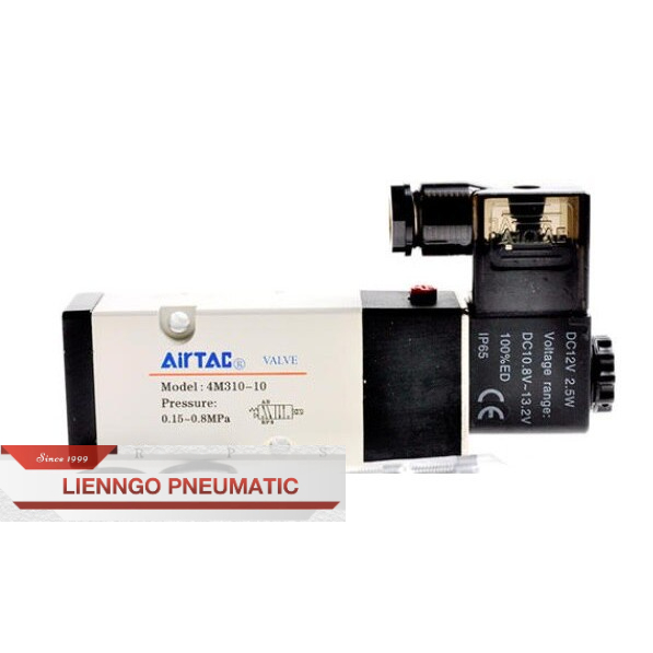 <AIRTAC> Van Điện Từ Khí Nén 4M310-10, 4M310-08