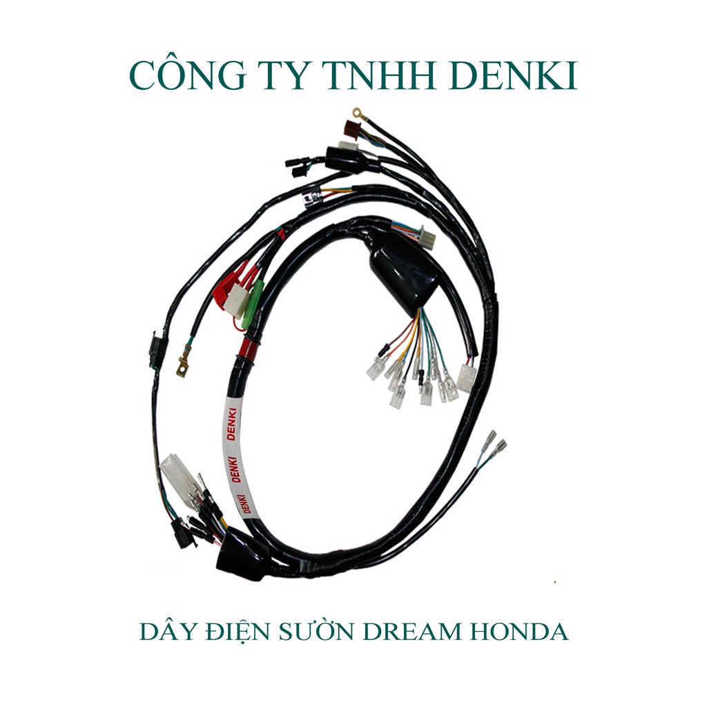 Dây Điện Sườn Xe Máy Dream Thái, Dream Nhật Denki