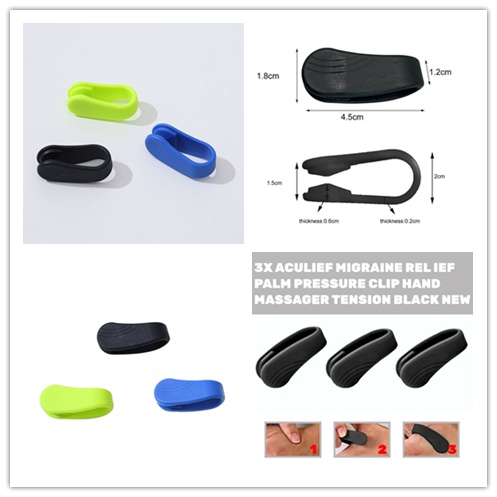 Bộ 3 Kẹp Mát Xa Bàn Tay Giảm Đau Tiện Dụng