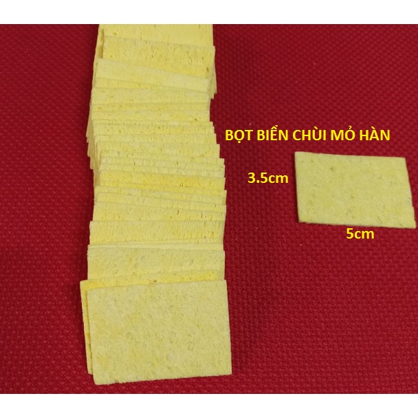 Bọt biển chùi mỏ hàn 3.5x5cm