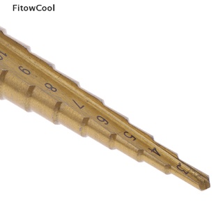 Fcvn 3-12mm Coated Stepped Drill Bits Hex Handle Drill Bit Metal Drilling Power Tool QDD