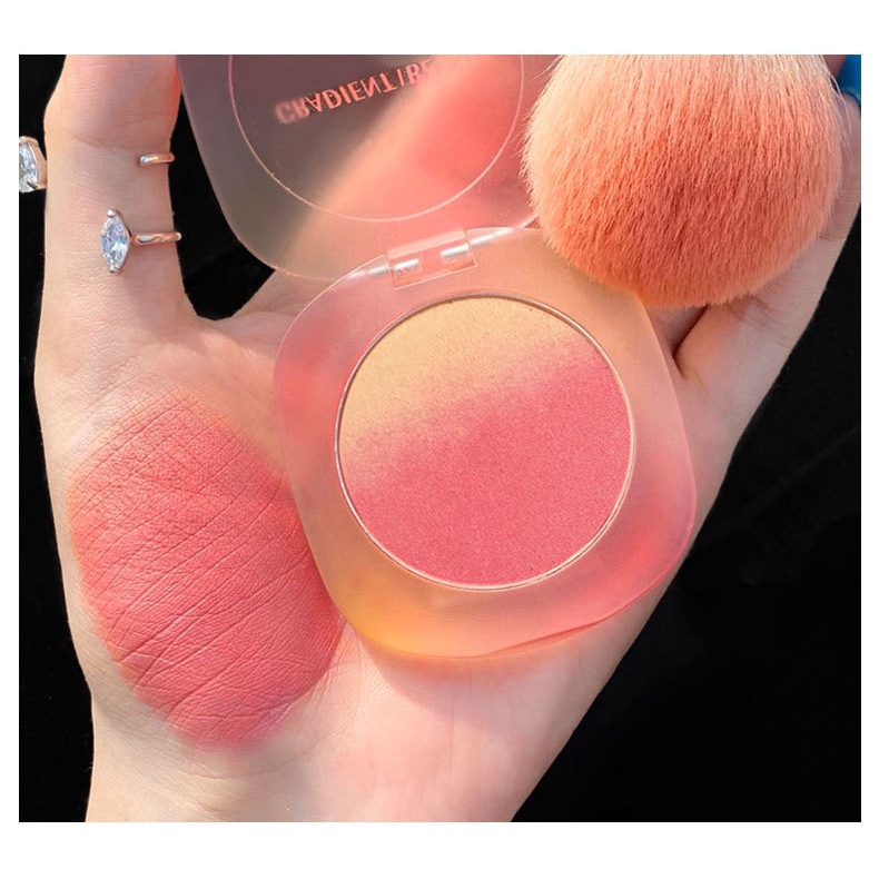 Phấn má trang điểm hồng pink 3 màu  dễ thương