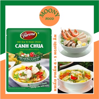 Gia Vị Nấu Canh Chua Xốt Gia Vị Hoàn Chỉnh Barona Gói 80G