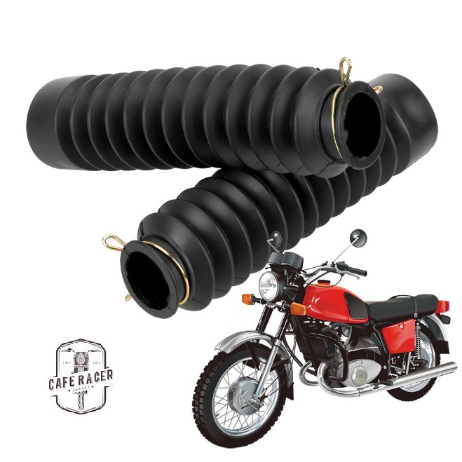 Cao su bọc thụt  xe máy 67 Cafe racer, Classic, Tracker, Vintage, loại 15-20-25cm phù hợp các loại xe