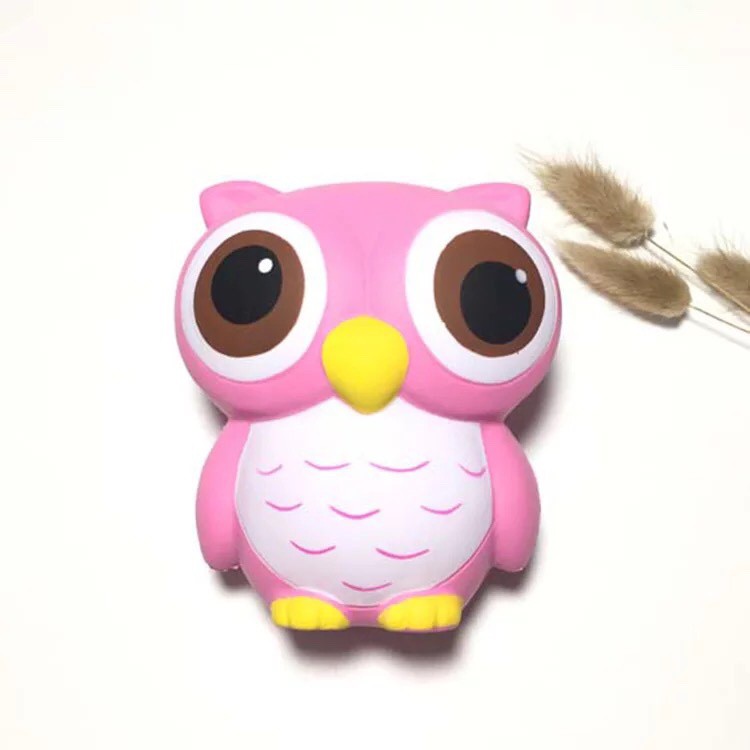 ( HỒNG) ĐỒ CHƠI SQUISHY CÚ MÈO HỒNG KHỔNG LỒ MÀU SẮC BẮT MẮT đáng yêu hết cỡ ( nguyenhuyen9916 )