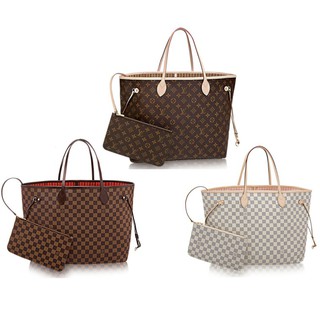 Set túi Neverfull kèm ví chất đẹp