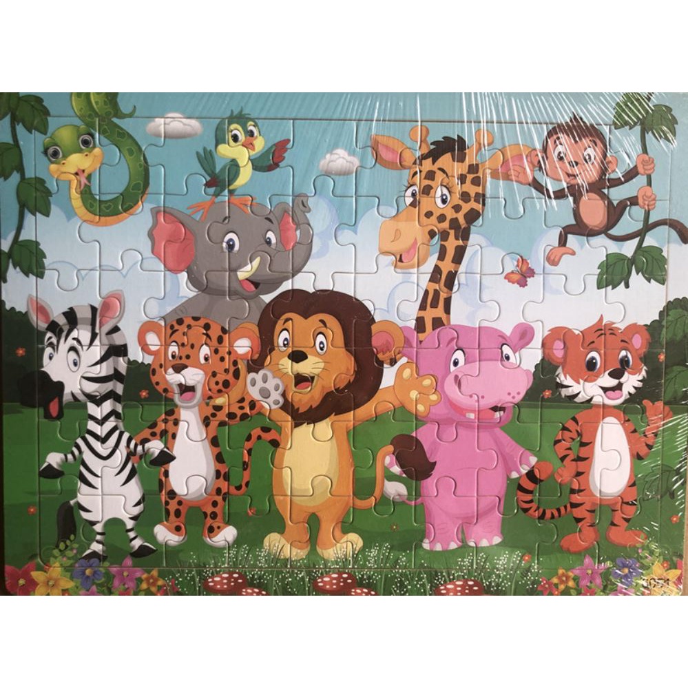 ⚡️𝗙𝗥𝗘𝗘𝗦𝗛𝗜𝗣⚡️ Bộ Tranh Ghép Hình Puzzle 60 miếng Cho Bé, Đồ Chơi BaBiBo