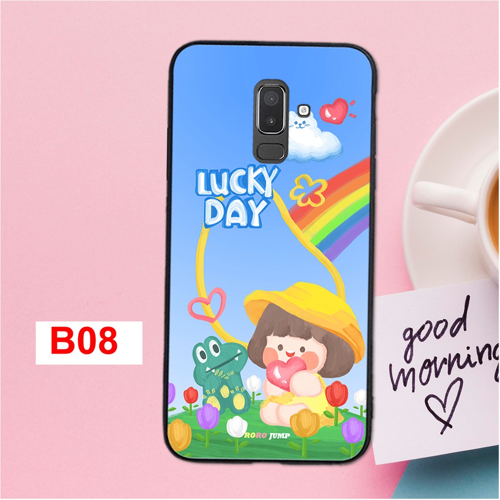 ỐP LƯNG SAMSUNG J6/J6 PLUS/J8/J8 PLUS ĐẸP HINNHF CÔ GÁI TÓC NGẮN SIÊU CUTE