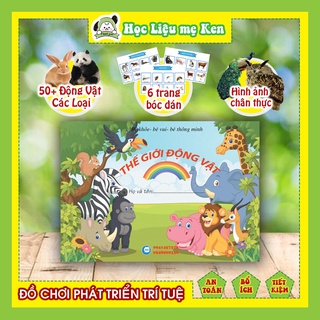 - Bộ bóc dán Khám phá thế giới Động Vật
