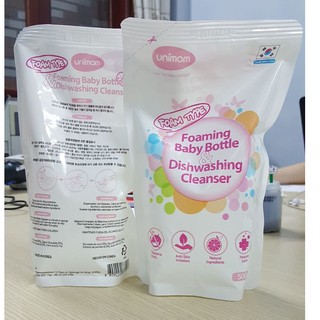 Nước rửa bình sữa UNIMOM 500ml (dạng chai)