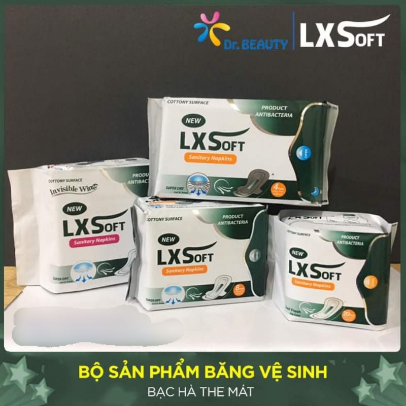 (MẪU MỚI)Băng vệ sinh LX SOFT (Hàn Quốc)