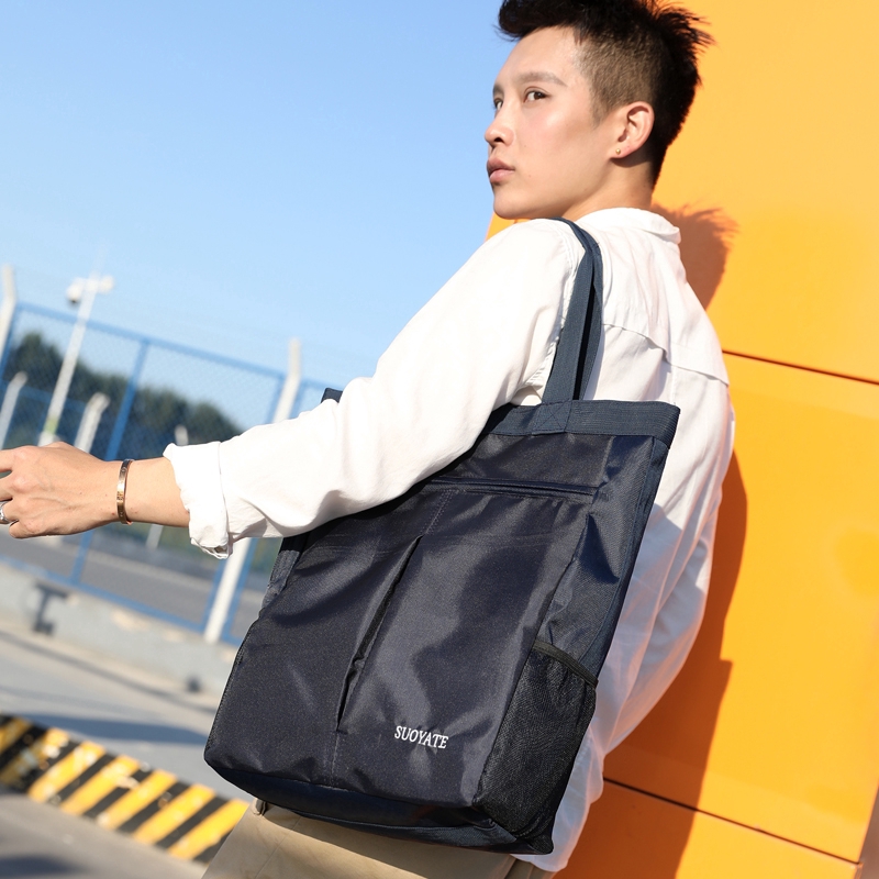 Túi xách ulzzang chống thấm nước ngăn rộng cao cấp cho nam