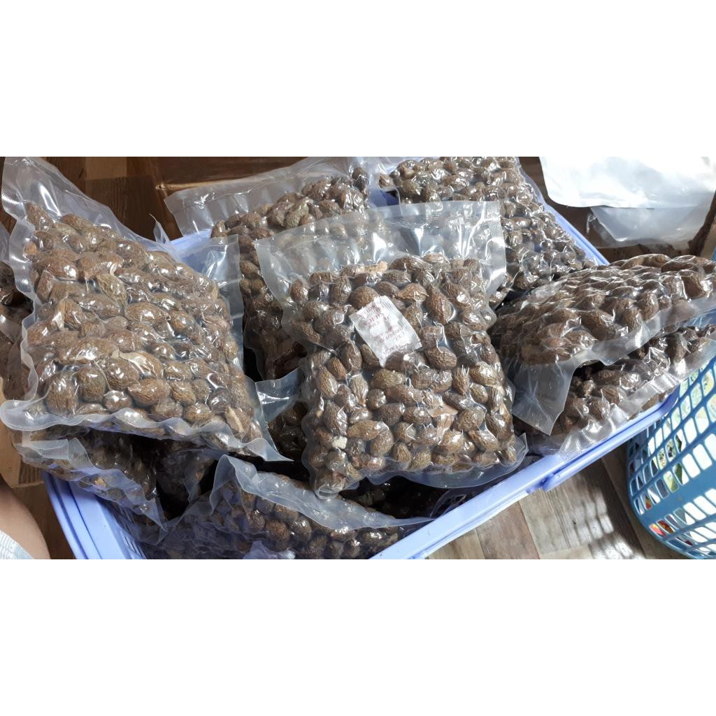 500gr Hạt ươi (hột đười ươi) Kon Tum hút chân không - tặng kèm hạt é | BigBuy360 - bigbuy360.vn