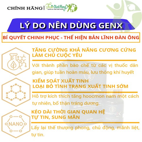 GEN X PLATINUM, GOLD, PLUS - Viên Uống Tăng Cường Sinh Lý Nam HỘP 24 VIÊN | BigBuy360 - bigbuy360.vn