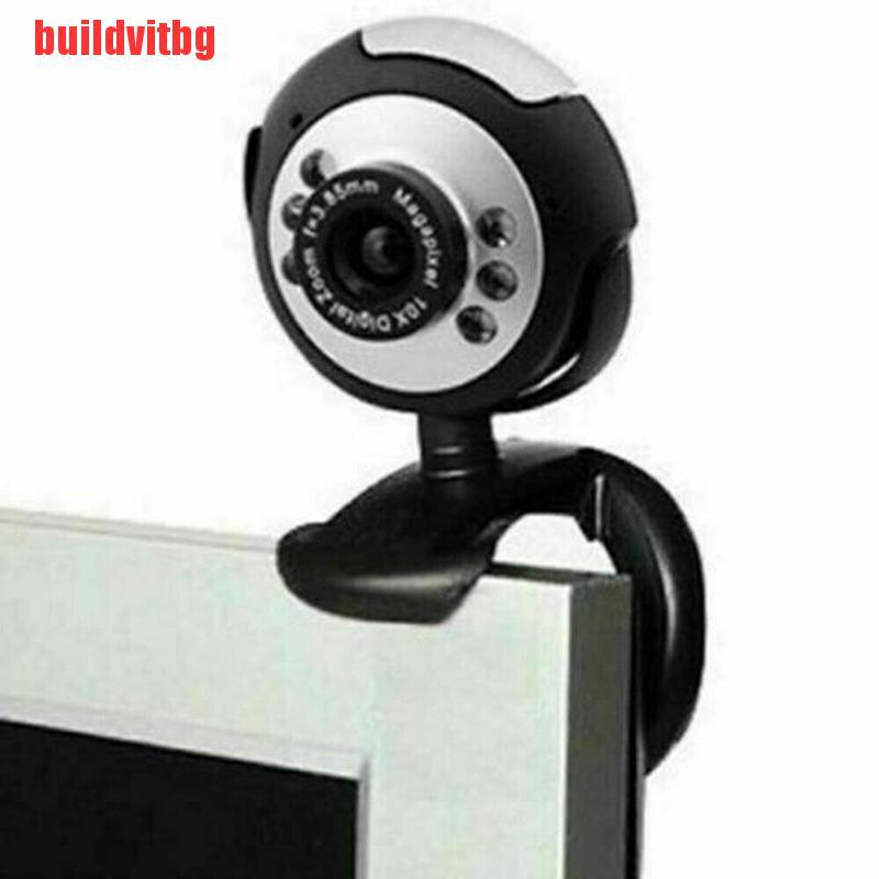 Webcam 6 Đèn Led Usb 2.0 Xp, Vista, Windows 7 10 Skype Yahoo Mic Gvq