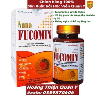 Nano fucomin - học viện quân y - hỗ trợ u bướu