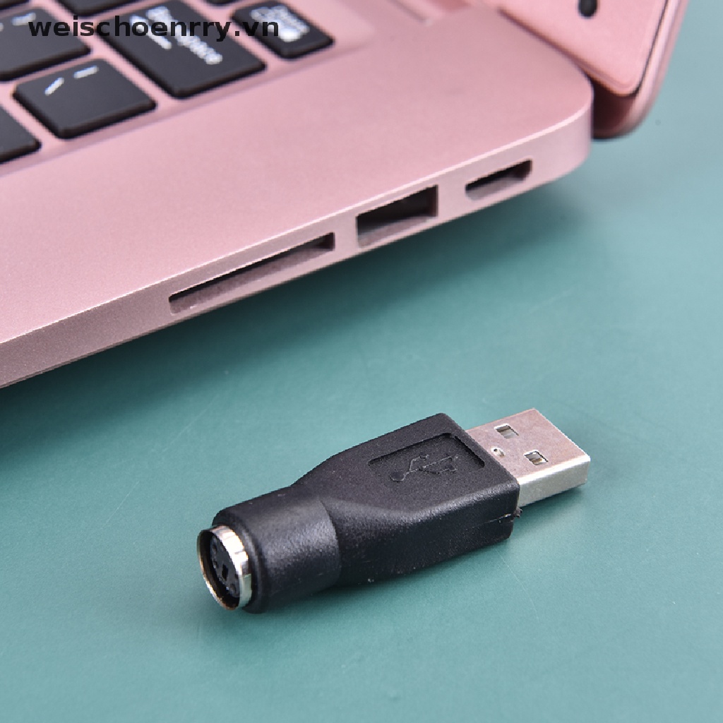 Bộ chuyển đổi WW từ cổng cắm PS2 PS / 2 sang đầu cắm USB thích hợp cho Máy tính/ laptop/ Bàn phím/chuột