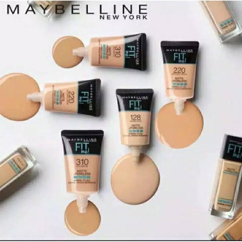 Kem nền Fit Me Matte Poreless Maybelline New York [SIÊU HOT]Tuýp 5ml, độ che phủ cao | BigBuy360 - bigbuy360.vn