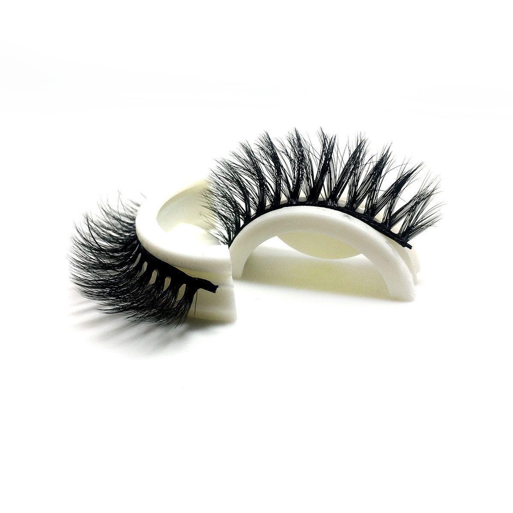 EUCA Cặp Lông Mi Giả 3D Tự Dính Lâu Trôi Tự Nhiên Handmade Có Thể Tái Sử Dụng