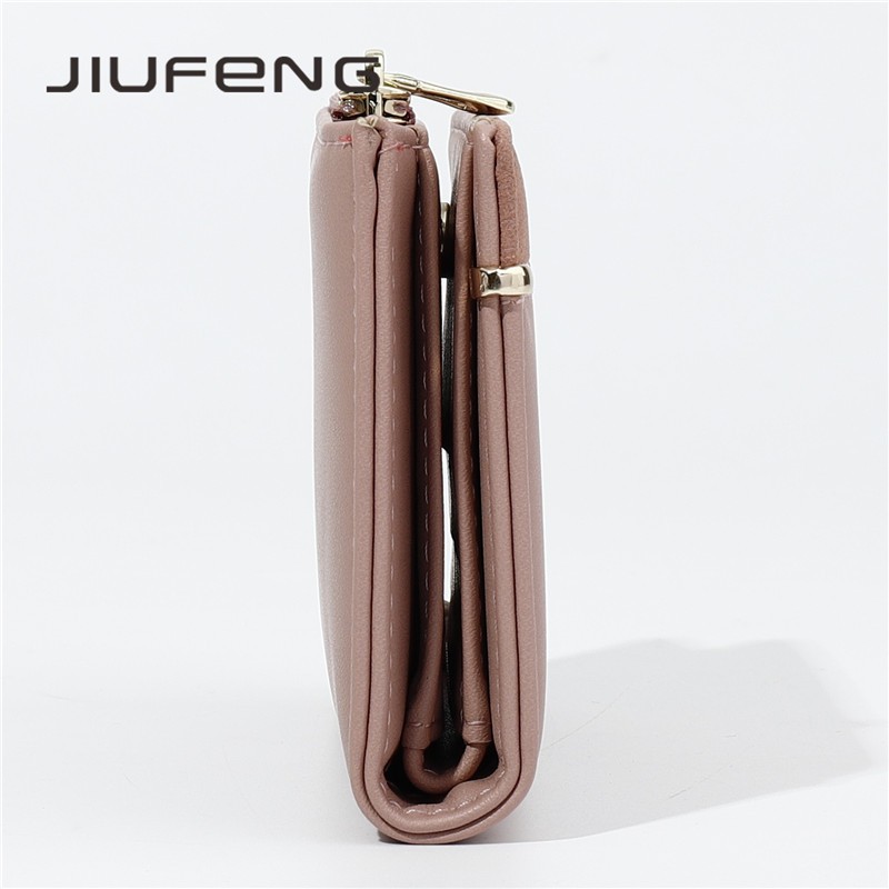 JIUFENG Ví da PU màu nhám thời thượng cho nữ | BigBuy360 - bigbuy360.vn