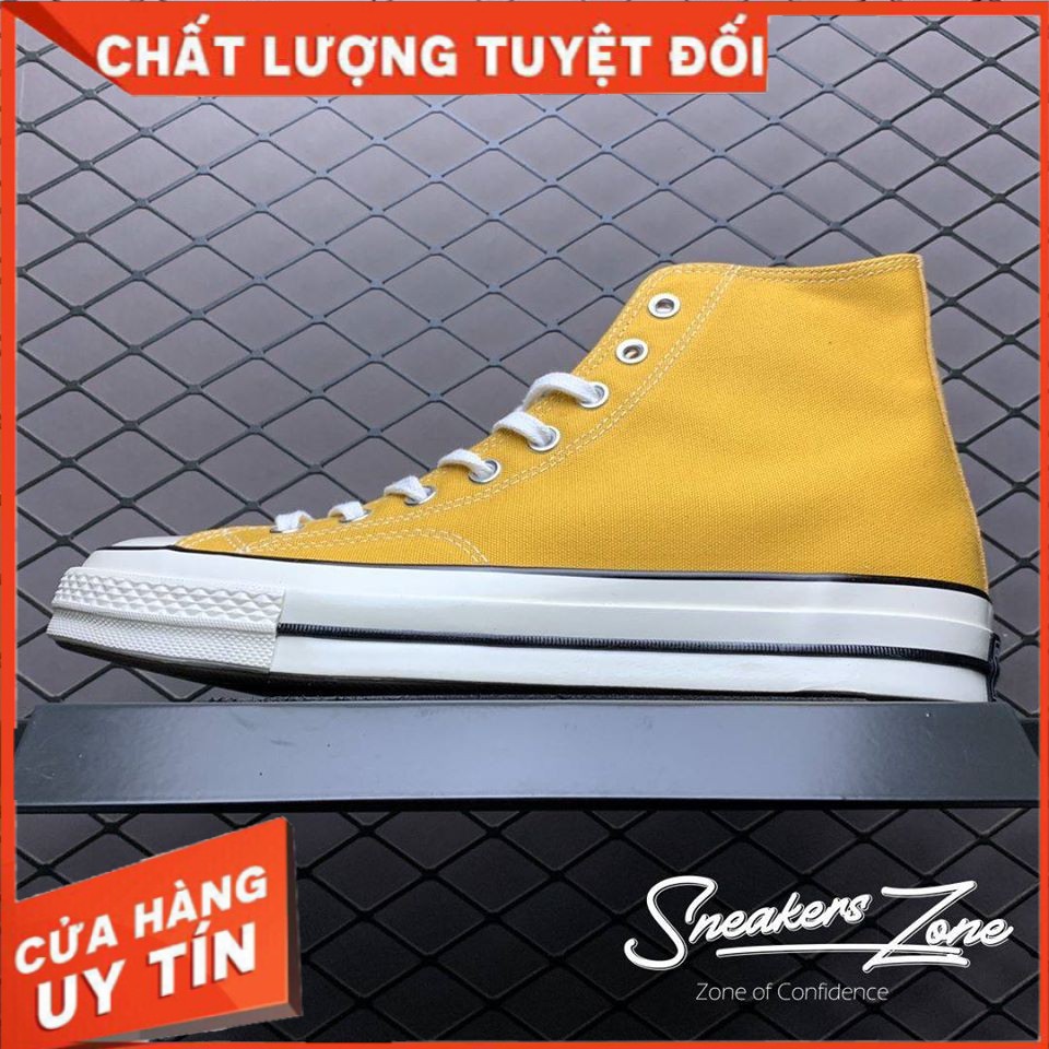 𝐑ẻ 𝐓Ế𝐓 Giày thể thao CV Chuck Taylor Sun Flower Vàng cao cổ ^ ; ོ , ! ˇ :
