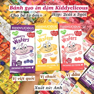 Bánh gạo ăn dặm Kiddyclicous 6m+ UK