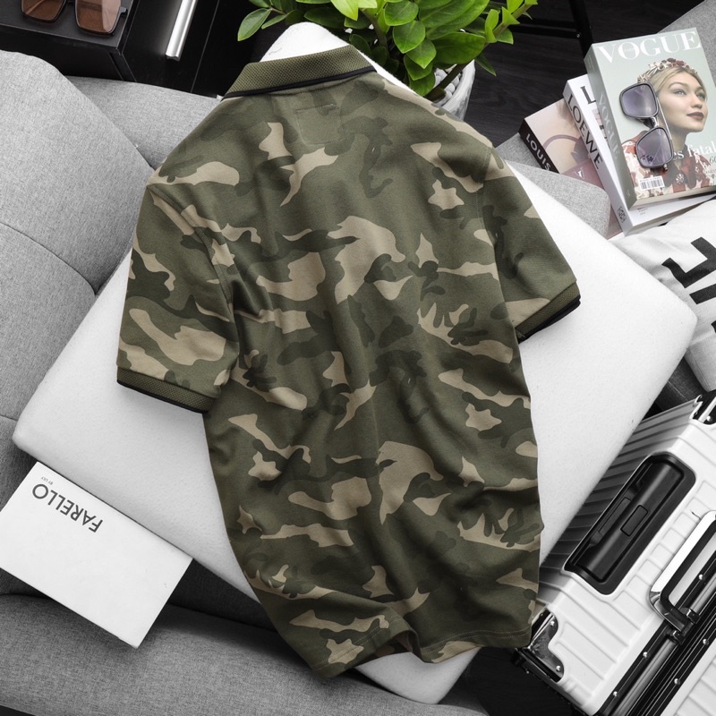 Áo thun polo camo Scotch &amp; Soda