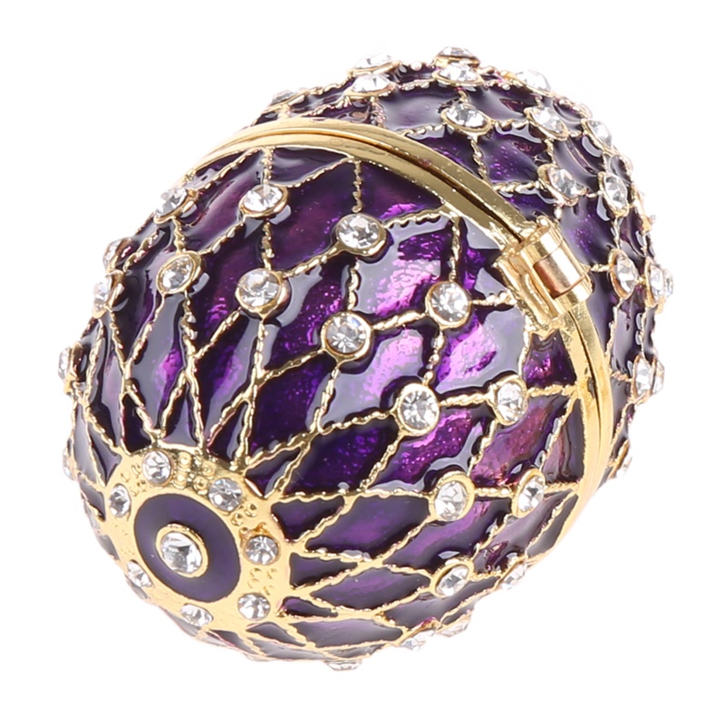 Flgo Hộp Đựng Trang Sức Hình Trứng Phục Sinh Tráng Men Vintage Cho Nữ