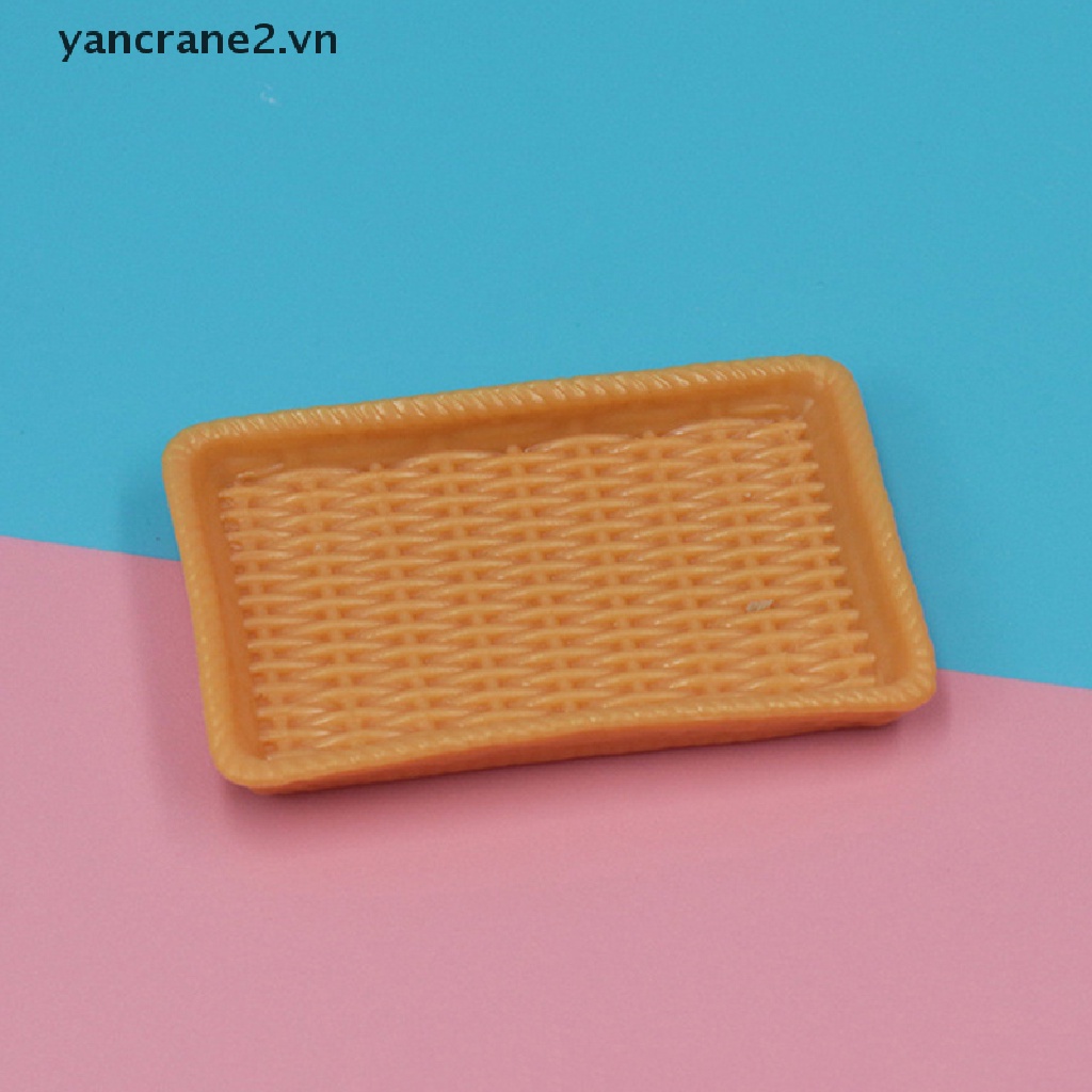 Set 5 Dĩa Phục Vụ Tráng Miệng Bằng Nhựa Trang Trí Nhà Búp Bê