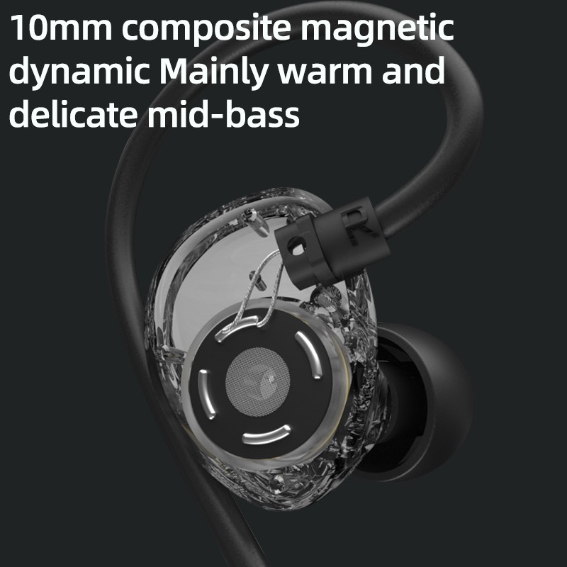 Tai nghe nhét tai có dây CCA CSA có micro 3.5 mm âm thanh nổi rảnh tay loa siêu trầm cho Android OS