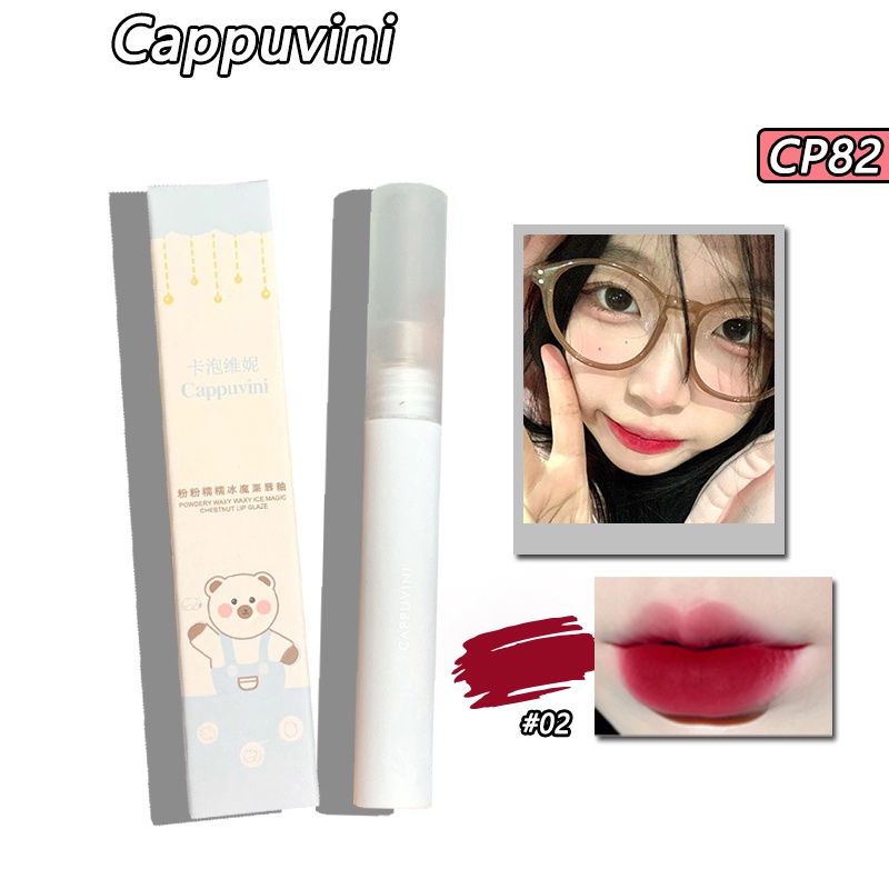 Son bóng CAPPUVINI 3g dưỡng ẩm lâu trôi cho môi căng mọng