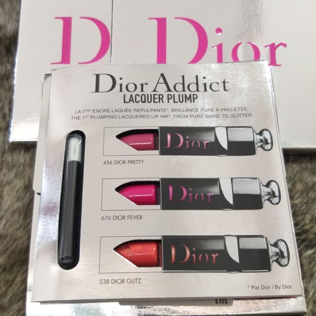Sample vi son Dior Addict Lacquer Plump 3 màu