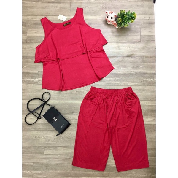 TPS114 Bộ Lửng Thun Lụa 2 Lớp Bigsize TuyenPhan