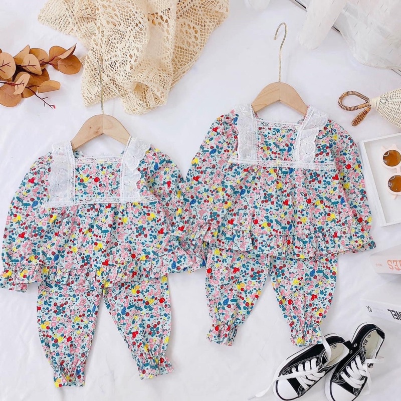HOT - Đồ bộ PIJAMA bé gái đáng yêu cực xinh 8-20KG