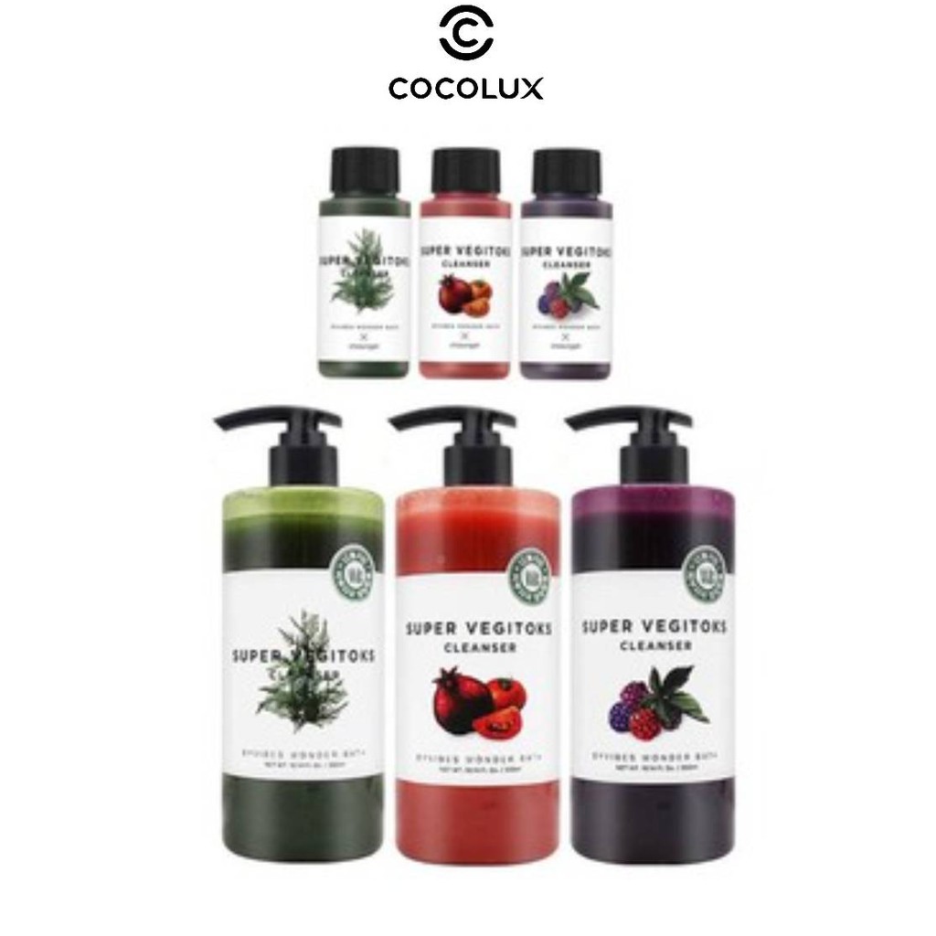 Sữa Rửa Mặt Rau Củ Super Vegitoks- (Coco Shop)