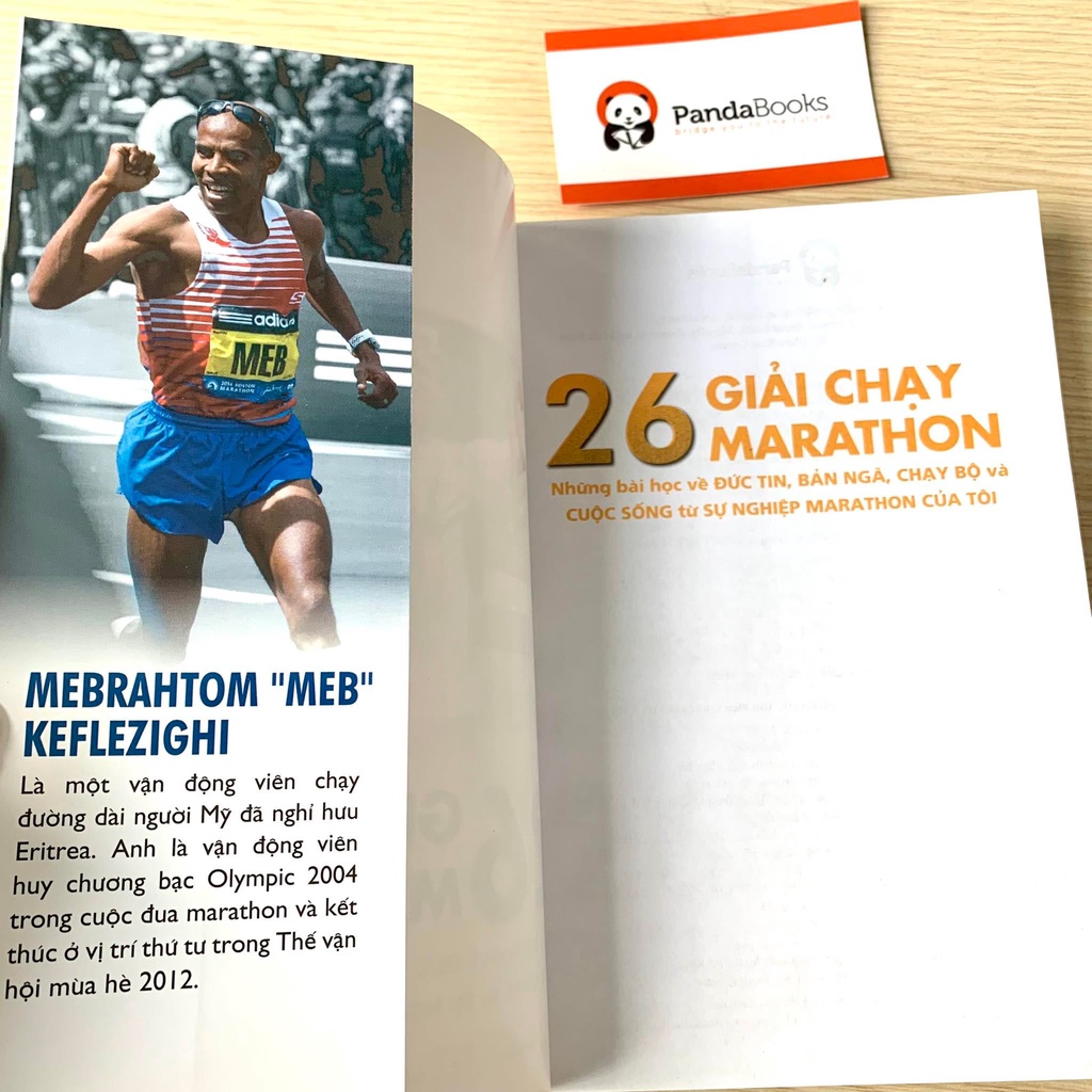 Sách - 26 giải chạy marathon - PANDABOOKS - Chạy để chiến thắng