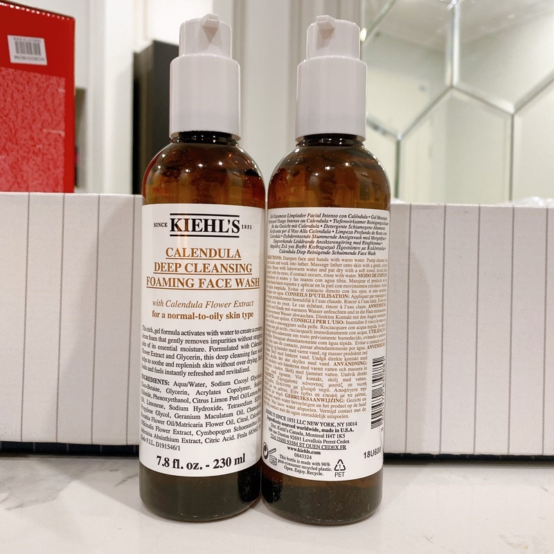 Sữa Rửa Mặt Hoa Cúc KIEHL'S Calendula Deep Cleansing Foaming Face Wash 230ml