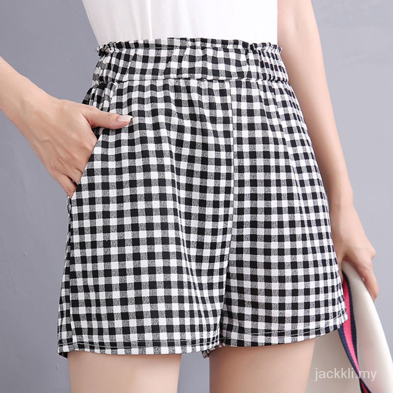 Quần Short Ngủ Lưng Cao Dáng Rộng Họa Tiết Chấm Bi Thời Trang Mùa Hè Cho Nữ 2021 | BigBuy360 - bigbuy360.vn