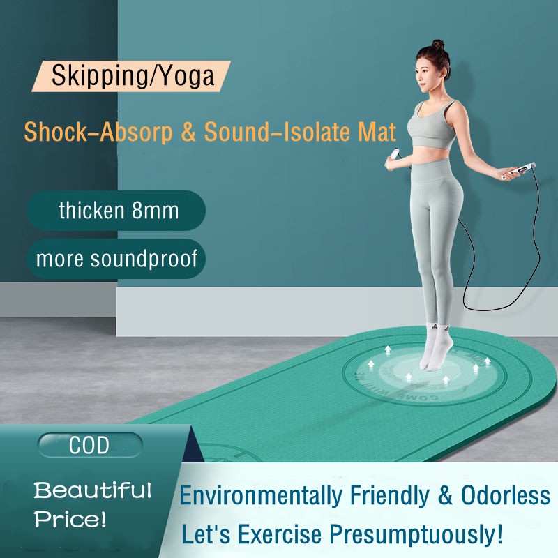 Thảm Tập Yoga Chuyên Dụng Chống Trượt Tiện Lợi thảm nhảy dây