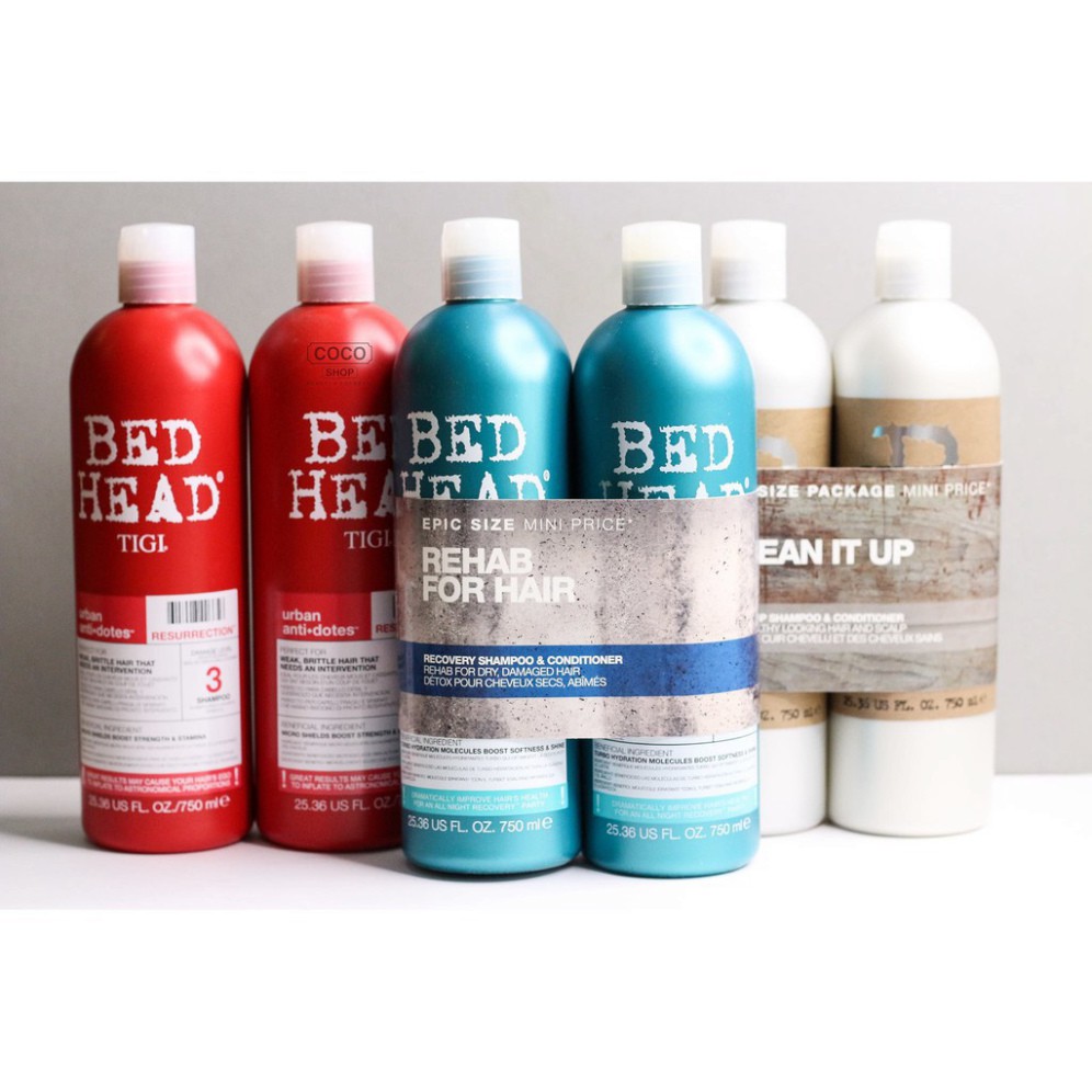 RTY BGF DẦU GỘI TIGI BED HEAD URBAN ANTIDOTES RESURRECTION 21 RTY