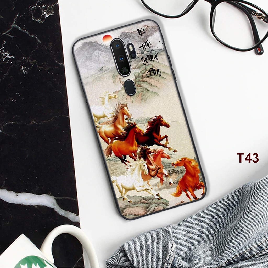HÀNG NEW  Ốp Oppo A5/A9 2020 in hình may mắn tài lộc bình an