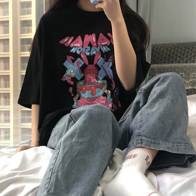 Áo thun from rộng [ KAWAll ] KL Unisex