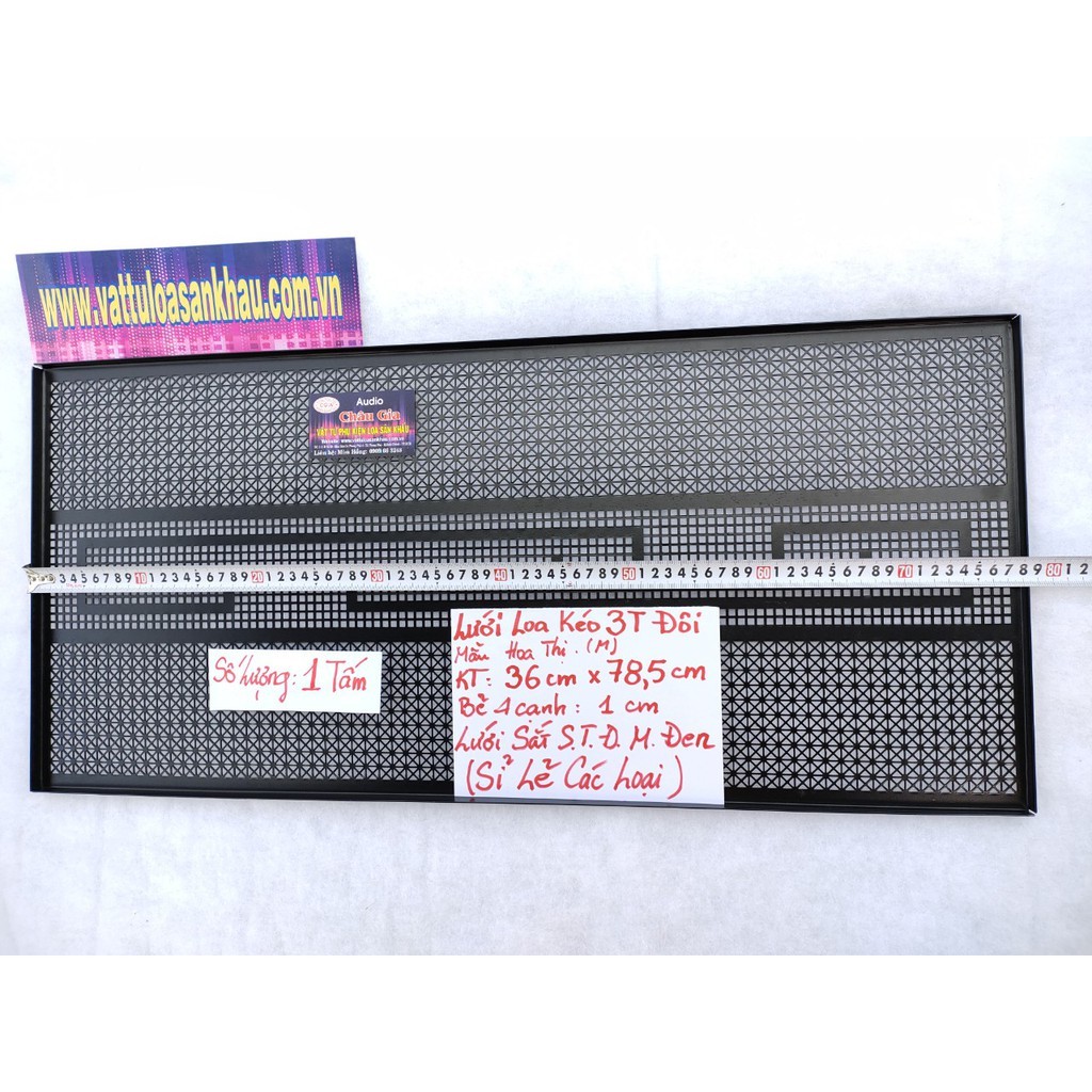 Lưới loa kéo 3 tấc đôi 1 tấm Aduio châu Gia
